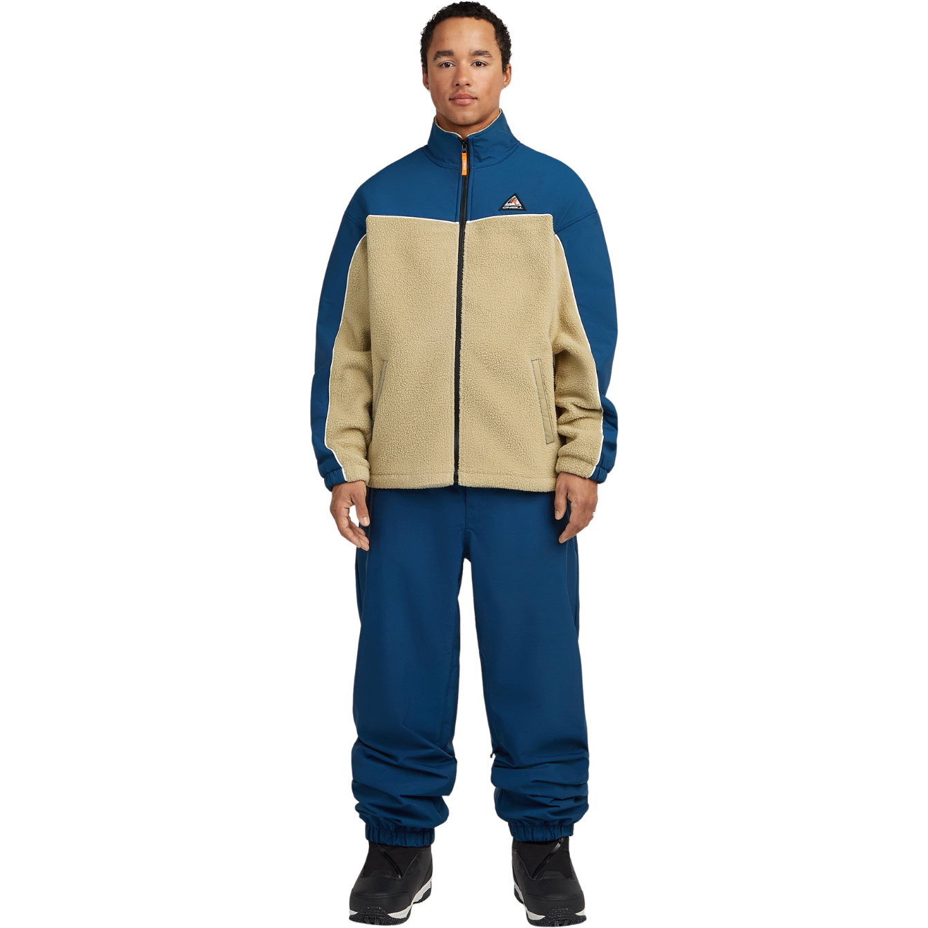 2026 O'Neill Mens FWC'play Full Zip Hyperfleece 2350158 - Regal Blue Colour Block